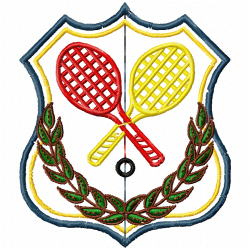 Tennis Embroidery Design 10 Tennis Embroidery Design 10